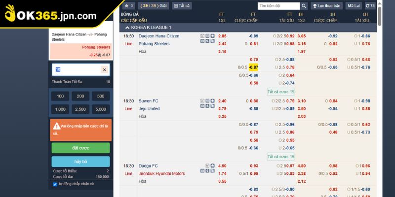 CMD Thể Thao OK365 – Săn Kèo Chuẩn Mực Chất Chơi Cá Tính 2 Độ tin cậy và uy tín của sảnh tham gia