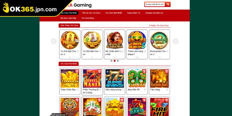 Khám phá Ka Điện Tử OK365 đẳng cấp hàng đầu