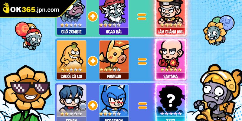 Khám phá mô hình game độc đáo tại thực vật đại chiến OK365